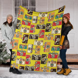 Camera Pattern Print Design 02 Premium Blanket