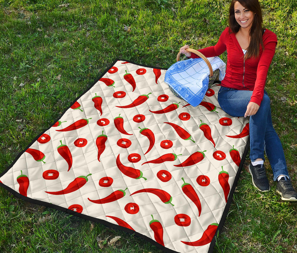 Chili Pattern Premium Quilt