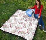 Dragon Fruit Pattern Premium Quilt