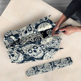 Sugar Skull Black White Pattern Umbrella