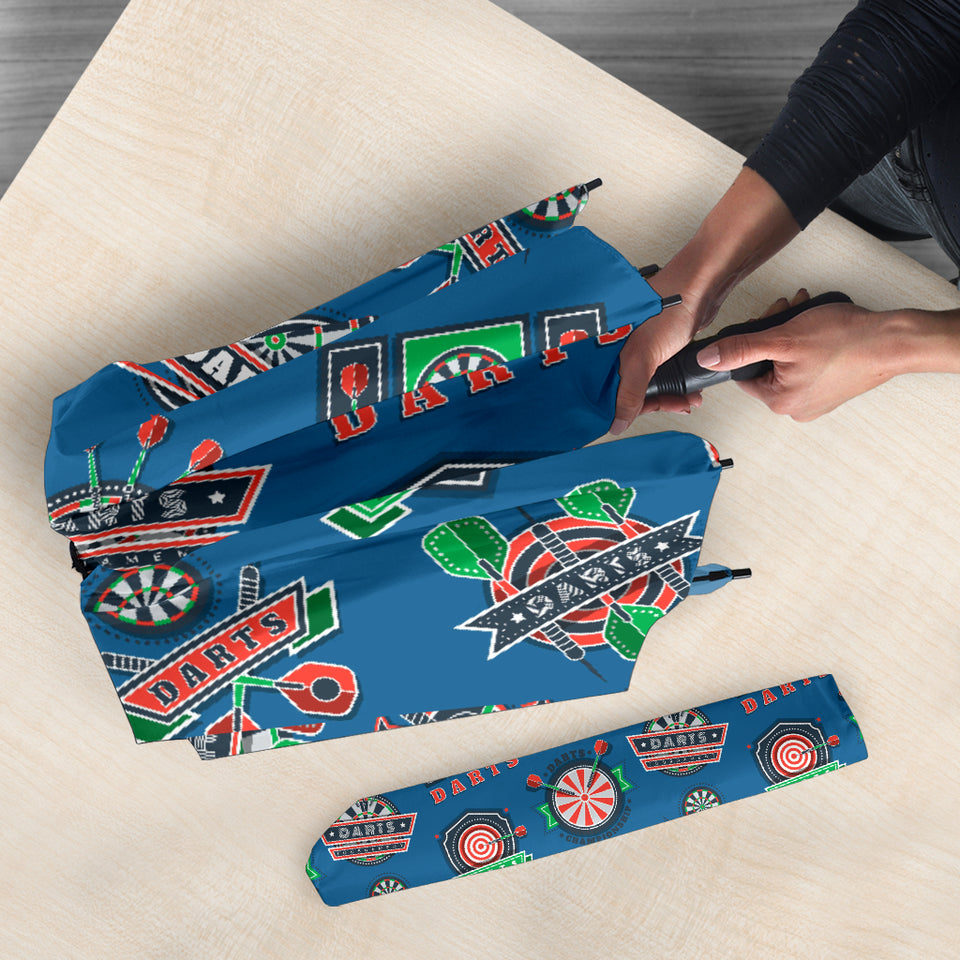 Darts Pattern Print Design 02 Umbrella