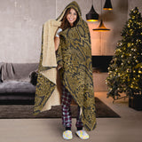Snake Skin Pattern Hooded Blanket