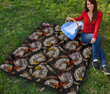 Eagle Pattern Print Design 05 Premium Quilt