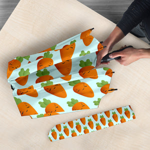 Carrot Pattern Print Design 03 Umbrella