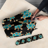 Sea Turtle Blue Stone Pattern Umbrella