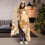 Various Cookie Pattern Hooded Blanket