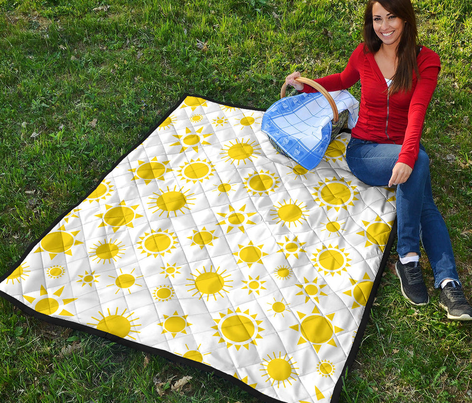 Sun Pattern Premium Quilt