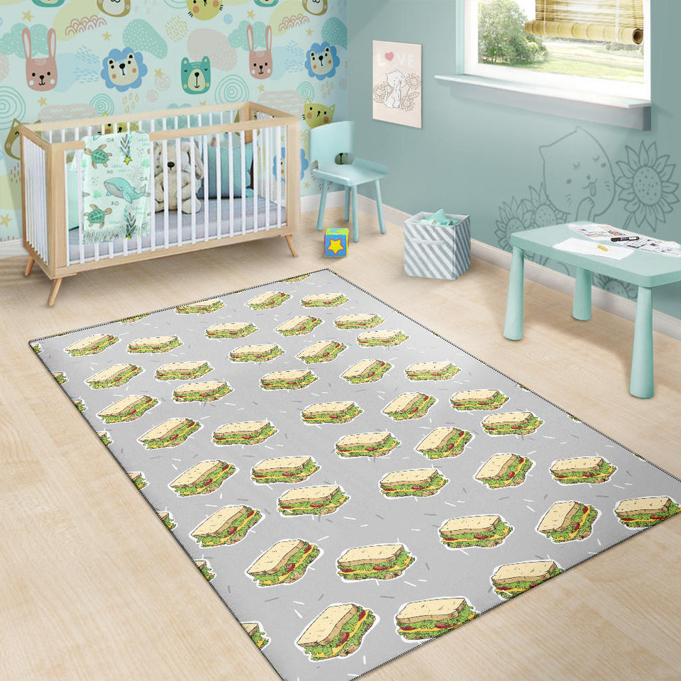 Sandwich Pattern Print Design 05 Area Rug
