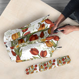 Red Tulips And Daffodils Pattern Umbrella
