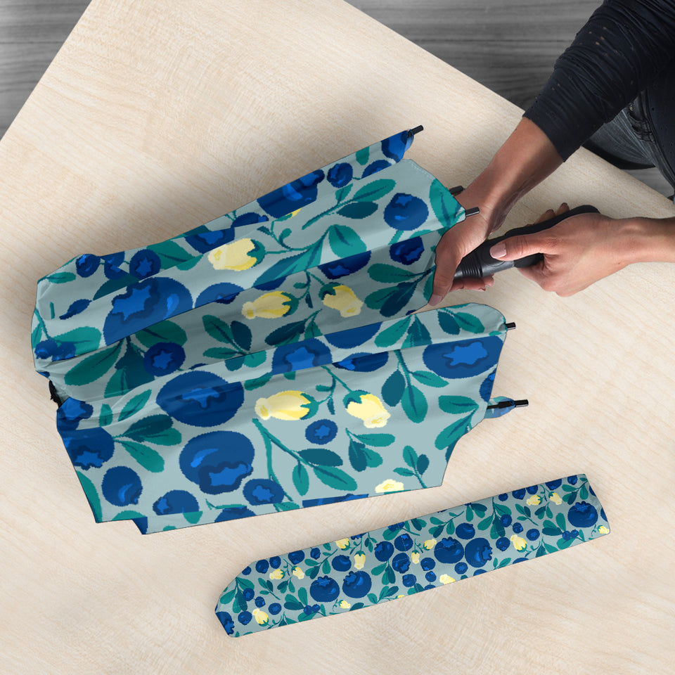 Blueberry Design Pattern Umbrella