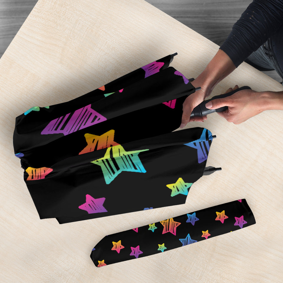 Colorful Star Pattern Umbrella