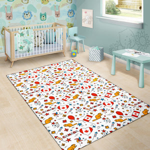Canada Pattern Print Design 03 Area Rug