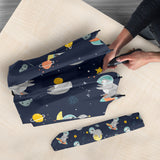 Cute Sloth Astronaut Star Planet Rocket Pattern Umbrella