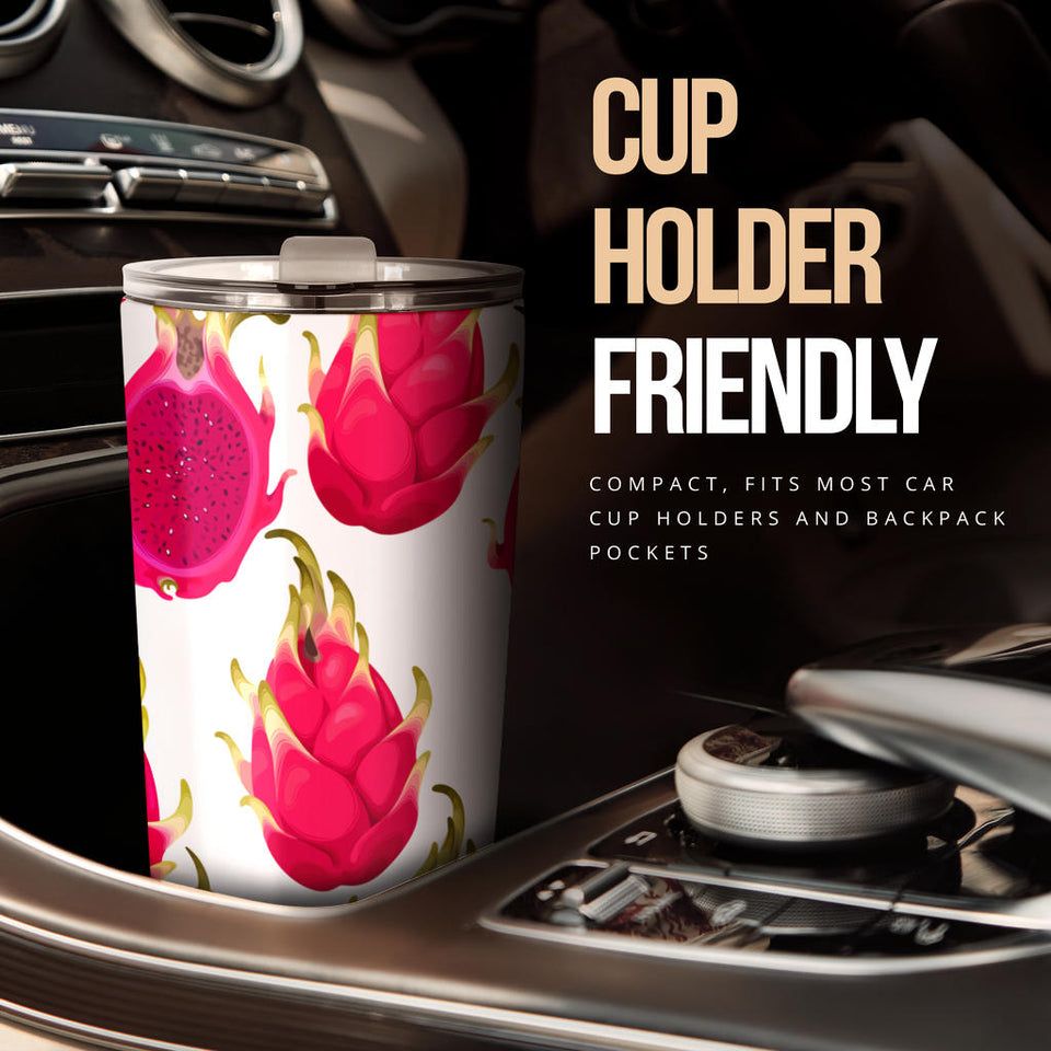 Dragon Fruits Design Pattern Tumbler