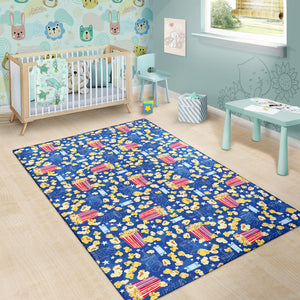 Popcorn Pattern Print Design 01 Area Rug