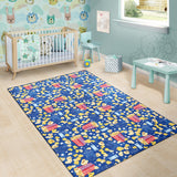 Popcorn Pattern Print Design 01 Area Rug