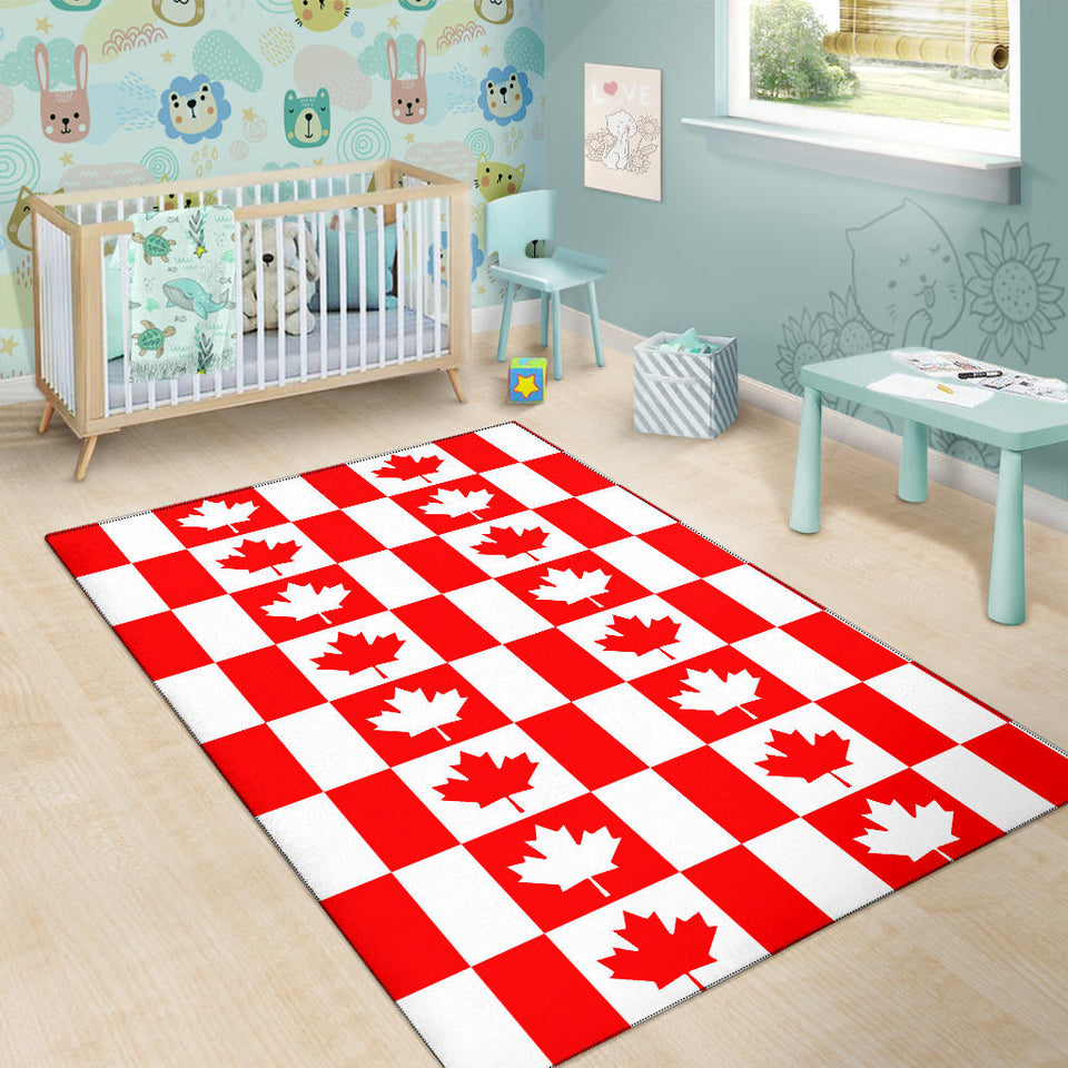 Canada Pattern Print Design 05 Area Rug