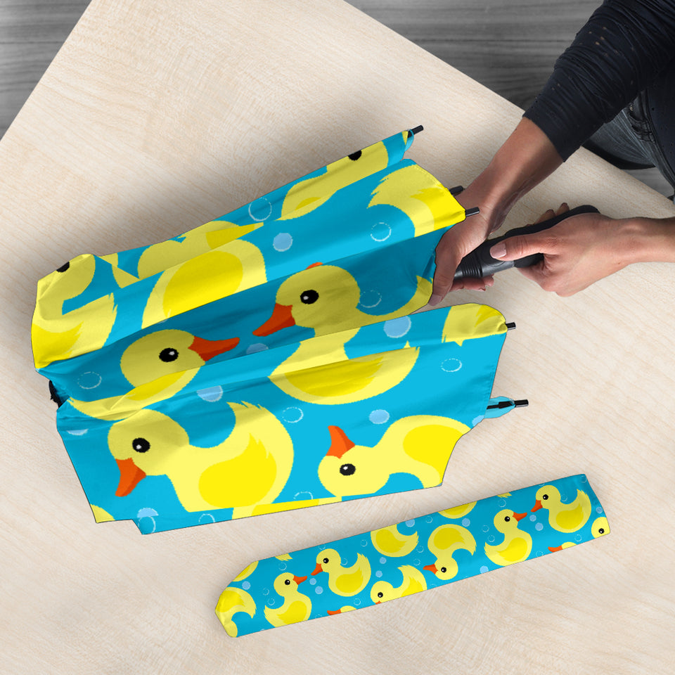 Duck Toy Pattern Print Design 04 Umbrella