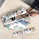 Lama Alpaca Cactus Hand Drawn Pattern Umbrella