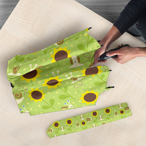 Snail Pattern Print Design 01 Umbrella