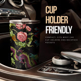 Dragons Flower Pattern Tumbler