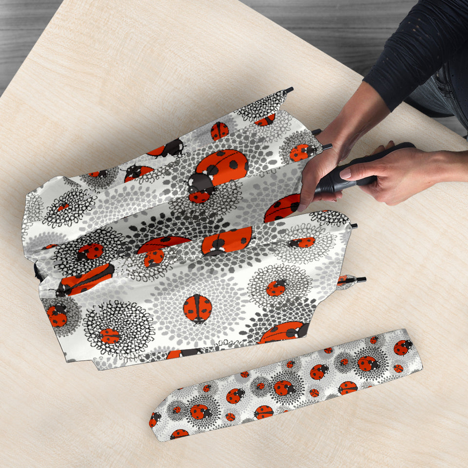 Ladybug Pattern Print Design 05 Umbrella