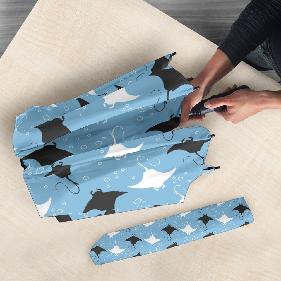 Stingray Pattern Print Design 03 Umbrella