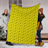Duck Toy Pattern Print Design 02 Premium Blanket