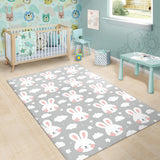 Rabbit Cloud Pattern Area Rug