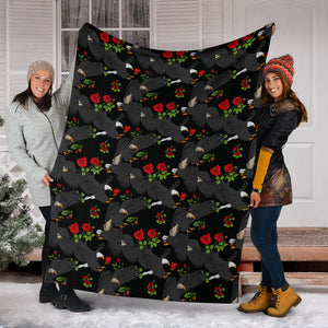 Eagle Pattern Print Design 04 Premium Blanket