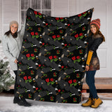 Eagle Pattern Print Design 04 Premium Blanket