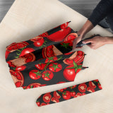 Tomato Black Background Umbrella