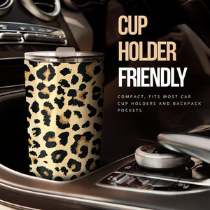 Leopard Print Design Pattern Tumbler