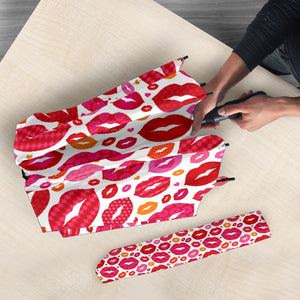 Lips Pattern Print Design 01 Umbrella