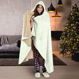 Cucumber Pattern Background Hooded Blanket