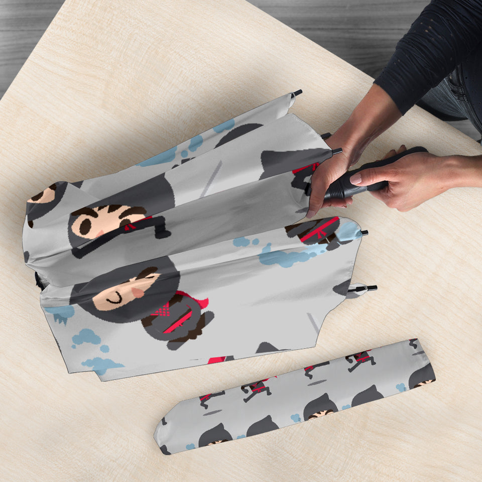 Cute Ninja Pattern Umbrella