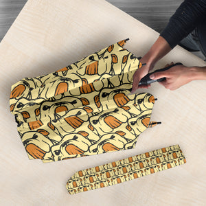English Bulldog Pattern Print Design 02 Umbrella