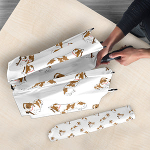 Jack Russel Pattern Print Design 04 Umbrella