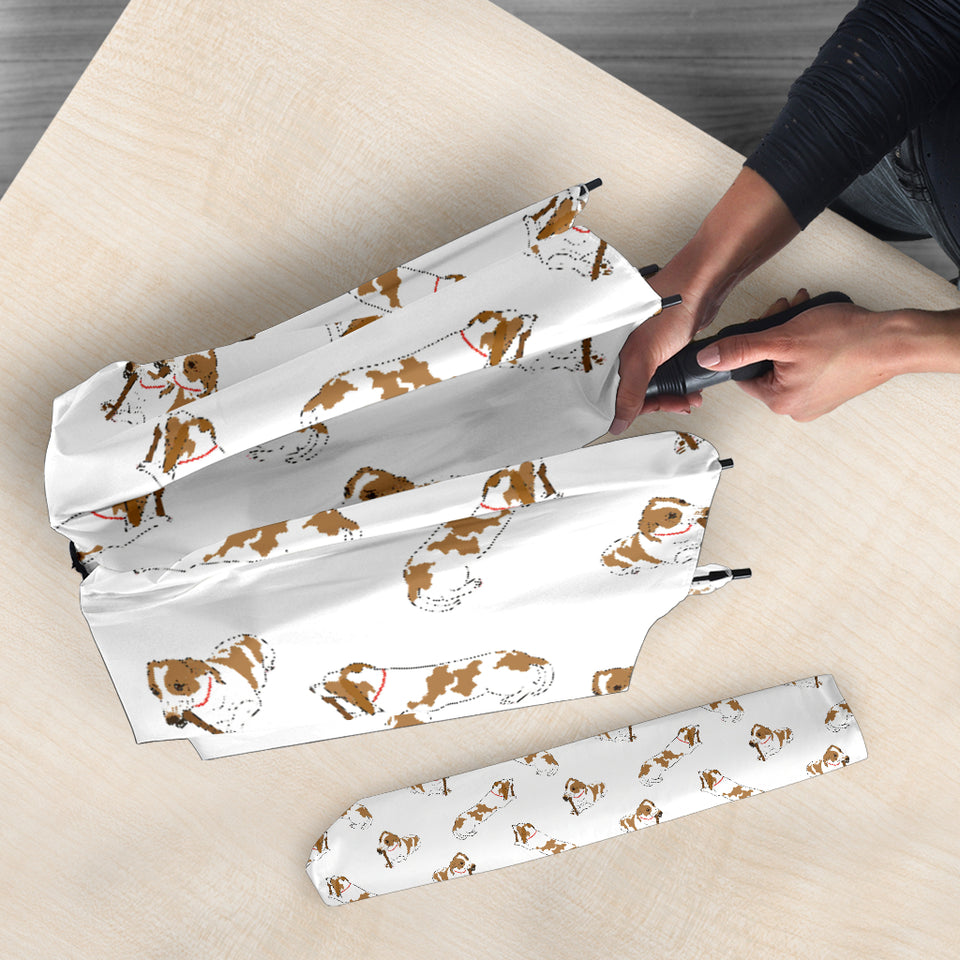 Jack Russel Pattern Print Design 04 Umbrella