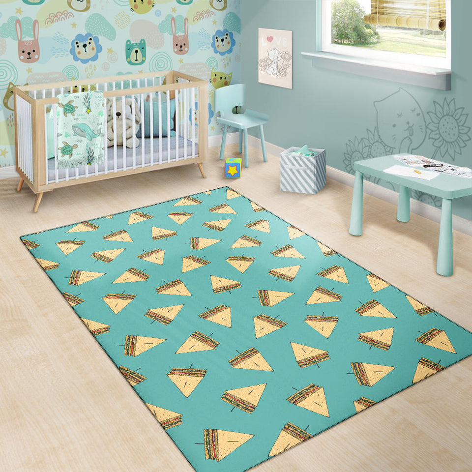 Sandwich Pattern Print Design 03 Area Rug