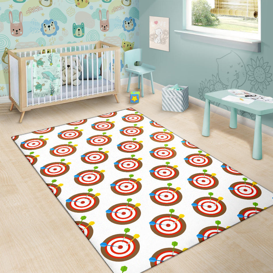 Darts Pattern Print Design 04 Area Rug