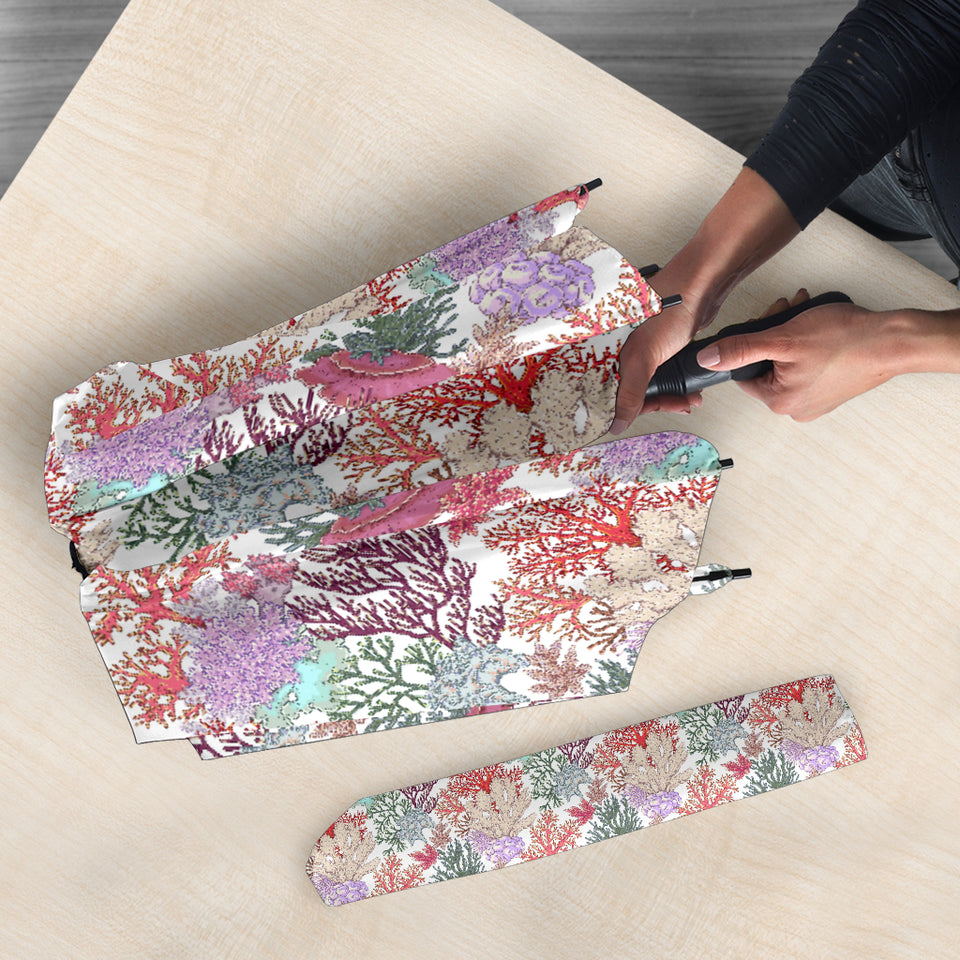 Coral Reef Pattern Print Design 03 Umbrella