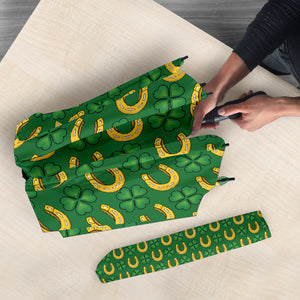 Horseshoes Pattern Print Design 05 Umbrella