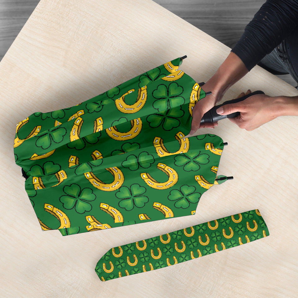 Horseshoes Pattern Print Design 05 Umbrella