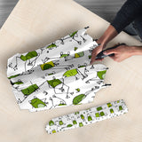 Sketch Funny Frog Pattern Umbrella