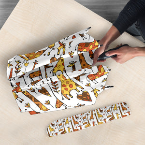 Giraffe Pattern Print Design 04 Umbrella