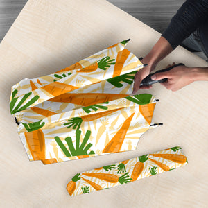 Carrot Pattern Print Design 01 Umbrella