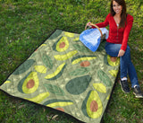 Avocado Pattern Premium Quilt