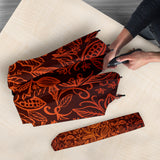 Cocoa Beans Tribal Polynesian Pattern Umbrella