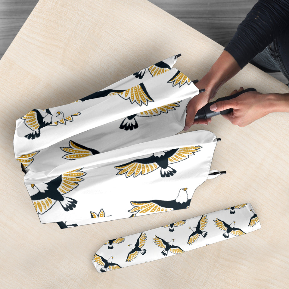 Eagle Pattern Print Design 03 Umbrella